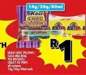 Usave Ekasi choc pillows / casa-mia real tea biscuits / crazy ice pops offer