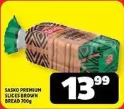 Usave Sasko - premium slices brown bread 700g offer