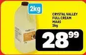 Usave Crystal valley - full cream maas offer