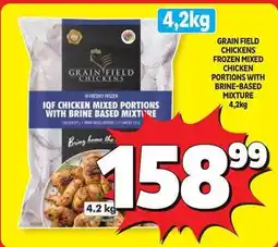 Usave Frozen - iqf chicken mixed portions with brine based mixture offer
