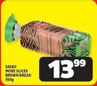 Usave Sasko - more slices brown bread offer
