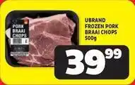 Usave Frozen - pork braai chops offer