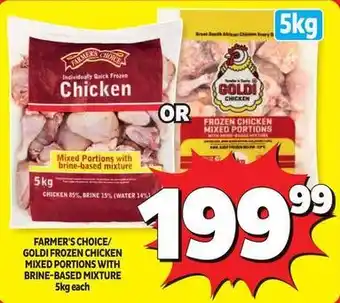 Usave Frozen - frozen chicken mixed portions with brine-based mixture offer