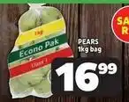 Usave Econo - pears offer