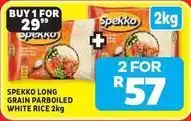 Usave Spekko - long grain parboiled white rice 2kg offer
