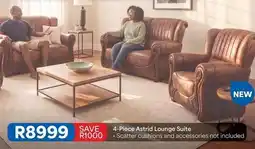 OK Furniture 4-piece astrid lounge suite offer