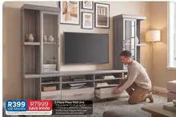 OK Furniture Total - 3-piece plaza wall unit offer