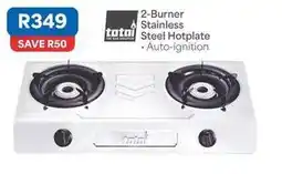 OK Furniture Total - 2-burner stainless steel hotplate offer