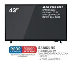OK Furniture Samsung - full hd led tv ua43f6000fkxxa/uxxa offer