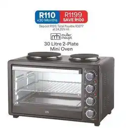 OK Furniture Total - 30 litre 2-plate mini oven offer