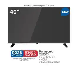 OK Furniture Panasonic - qled tv tn-40s55cgf offer
