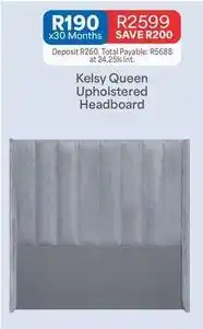 OK Furniture Total - kelsy queen upholstered headboard offer