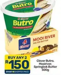 Pick n Pay Clover - butro, mooiriver springbok butter offer