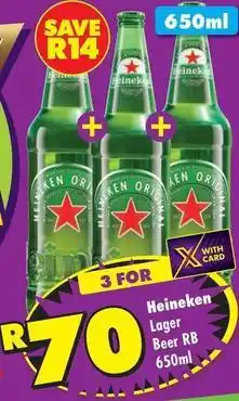 Shoprite Liquor Heineken - lager beer rb offer
