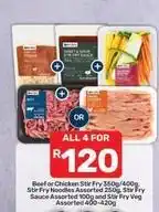 Pick n Pay Selati - beef or chicken stir fry offer