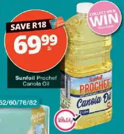 Checkers Sunfoil Prochef Canola Oil offer