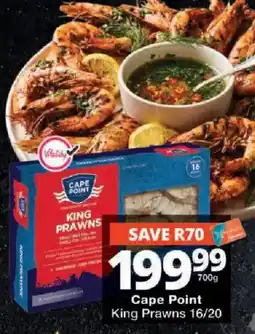 Checkers Cape Point King Prawns offer
