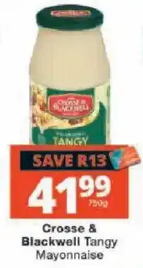 Checkers Crosse & Blackwell Tangy Mayonnaise offer