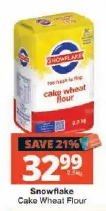 Checkers Snowflake Cake Wheat Flour offer
