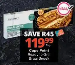 Checkers Cape Point Braai Snoek offer