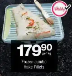 Checkers Frozen Jumbo Hake Fillets offer