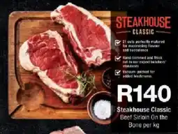 Checkers Steakhouse Classic Beef Sirloin On the Bone offer