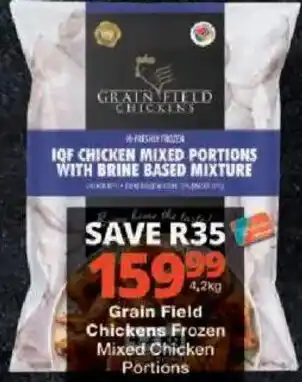 Checkers Grain Field Chickens Frozen Mixed Chicken Portions offer