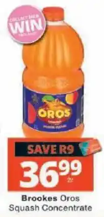 Checkers Brookes Oros Squash Concentrate offer