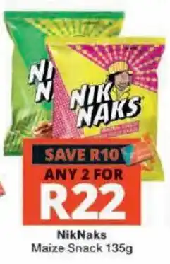 Checkers NikNaks Maize Snack offer