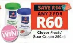 Checkers Clover Fresh/ Sour Cream offer