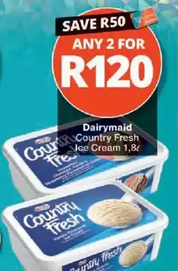 Checkers Dairymaid Country Fresh Ice Cream offer