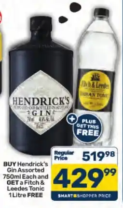Pick n Pay Liquor Hendrick's Gin Assorted offer