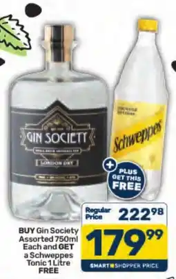 Pick n Pay Liquor Gin Society Assorted offer