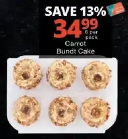 Checkers Carrot Bundt Cake offer