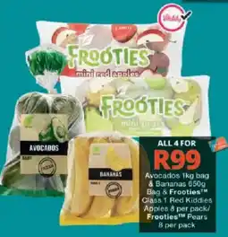 Checkers Frooties mini red apples offer