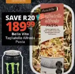 Checkers Bella Vita Tagliatelle Alfredo Pasta offer