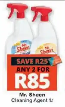 Checkers Mr. Sheen Cleaning Agent offer