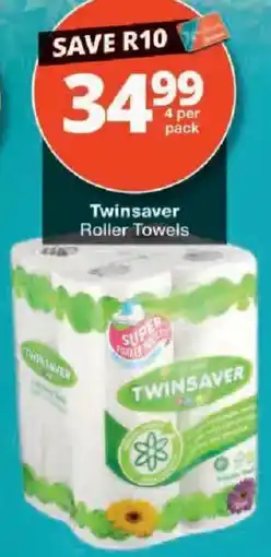 Checkers Twinsaver Roller Towels offer
