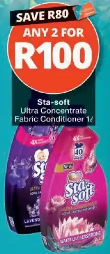 Checkers Sta-soft Ultra Concentrate Fabric Conditioner 1/ offer