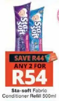 Checkers Sta-soft Fabric Conditioner Refill offer