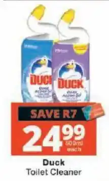 Checkers Duck Toilet Cleaner offer