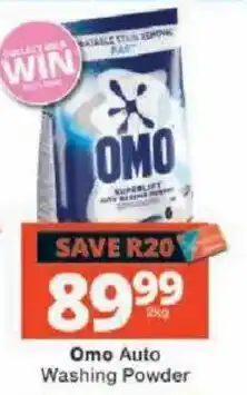 Checkers Omo Auto Washing Powder offer
