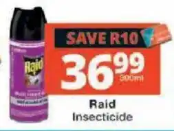 Checkers Raid Insecticide offer