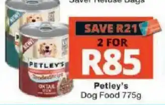 Checkers Petley's Dog Food offer