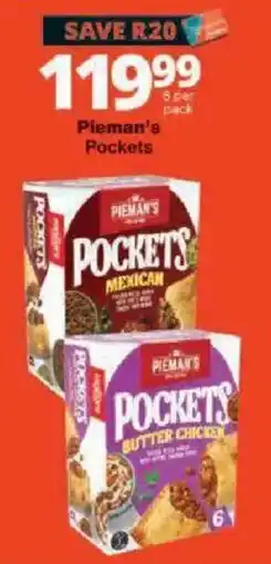Checkers Pieman's Pockets offer
