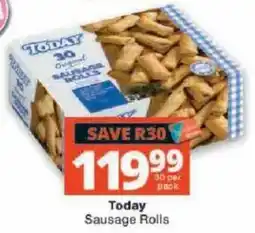 Checkers Today Sausage Rolls offer