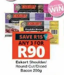 Checkers Eskort Shoulder/Round Cut/Diced Bacon offer