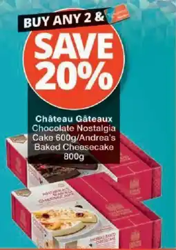 Checkers Château Gâteaux Chocolate Nostalgia Cake offer