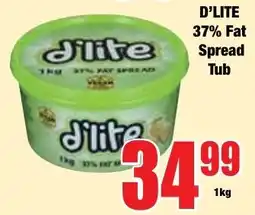 Boxer Superstores D'LITE 37% Fat Spread Tub offer