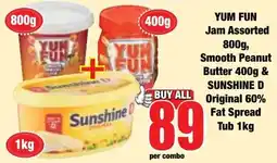Boxer Superstores YUM FUN Jam Assorted offer